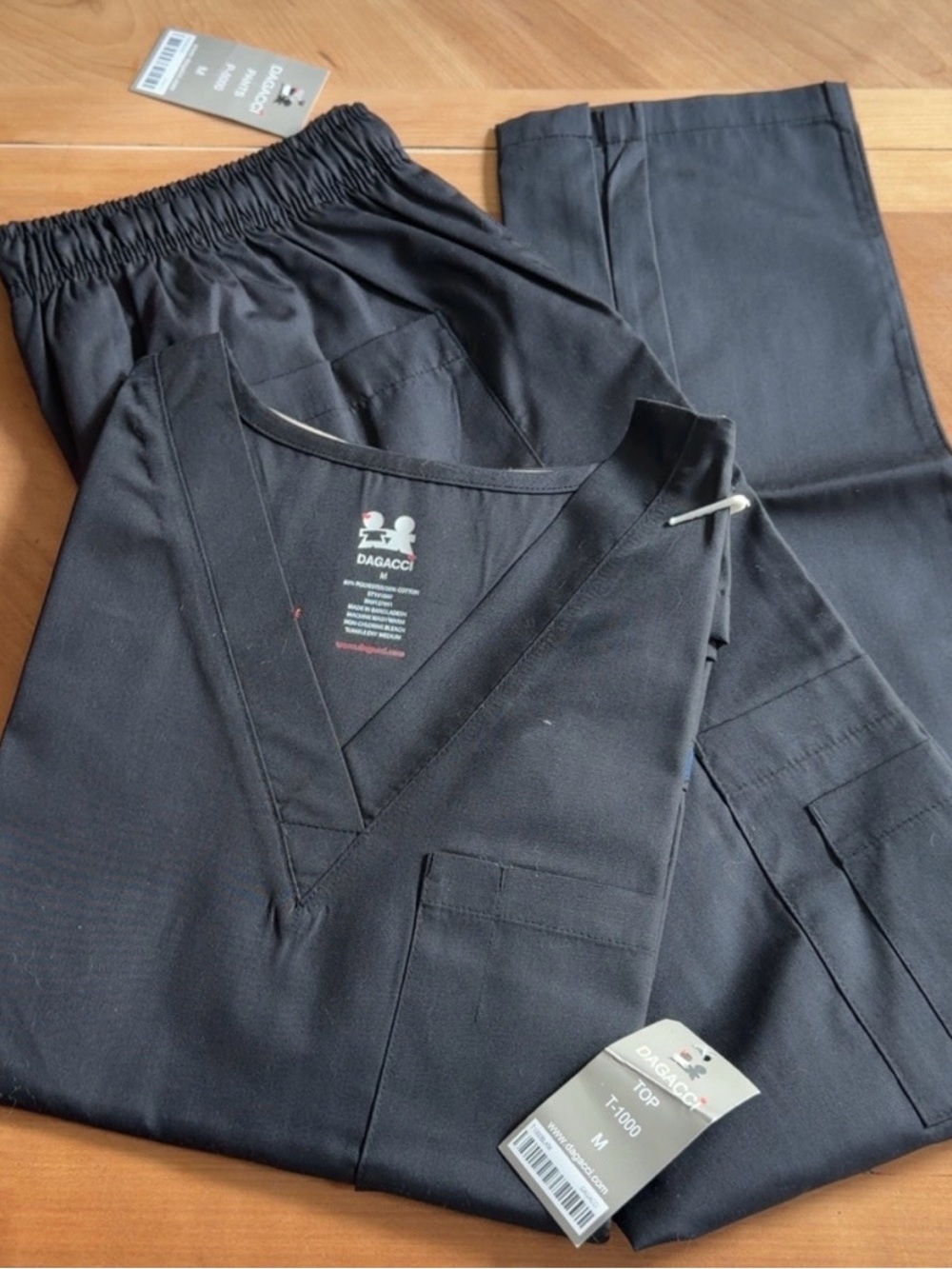 Men’s Black Scrub Pants